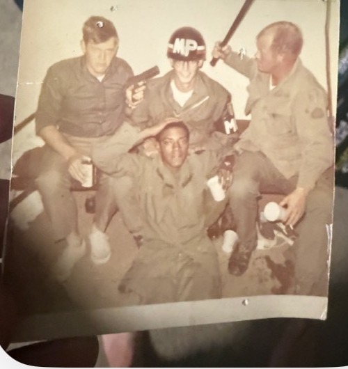Walter Conway with fellow Military Police officers in Vietnam